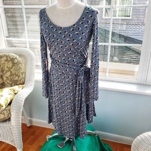 Boden US Size 8 Petite Faux Wrap Dress